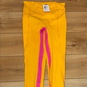 bandier all access ultra high rise color block legging S